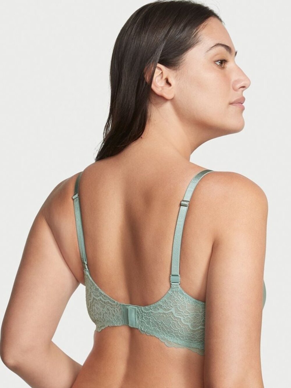 34DDD Victoria Secret Dream Angels Unlined Push Up Without Padding Bra Sage nwt - Picture 6 of 8